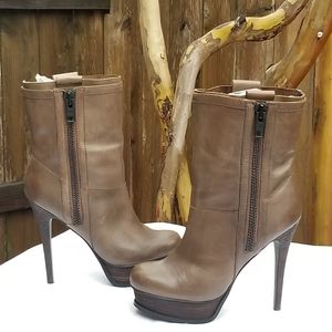 Calvin Klein  platform boots  size 8.5